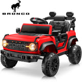 Licensed Ford Bronco Raptor 12V Powered Ride-On Truck with Remote Control, Ages 3+, Blue