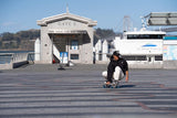 Cruiser - 29"X10" 7-Ply North American Maple Deck, Carving Truck, Fully Assembled, Supports up to 275 Lbs for Surf-Like Carving