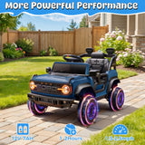 Licensed Ford Bronco Raptor 12V Powered Ride-On Truck with Remote Control, Ages 3+, Blue