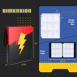9 Pocket Waterproof Trading Card Binder, Trading Album Display Holder, Expandable, 720 Double Sided Pocket Album, Compatible with Yugioh, MTG and Other TCG Cards
