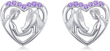 Hypoallergenic Silver Lucky Horse Stud Earrings for Girls Women 925 Sterling Silver Horse Gifts for Horse Lovers Jewelry