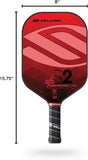 2024 Selkirk Amped Pickleball Paddle | Fiberglass Pickleball Paddle with a Polypropylene X5 Core | Pickleball Rackets Made in the USA | S2 Lightweight Selkirk Red |