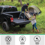 ETX Soft Tri-Fold Truck Bed Tonneau Cover | 59312 | Fits 2015 - 2020 Ford F-150 (Incl. Raptor) 5' 7" Bed (67.1")